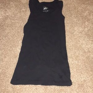 Black tank top